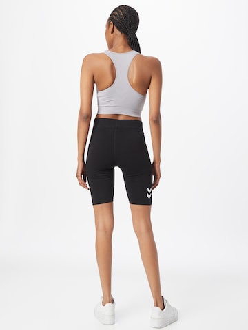 Hummel Skinny Workout Pants 'Maja' in Brown