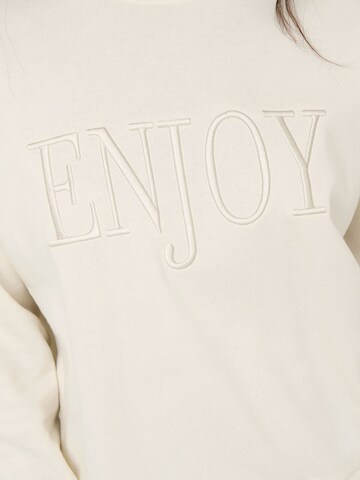 ONLY Sweatshirt 'ONLPam' in Weiß