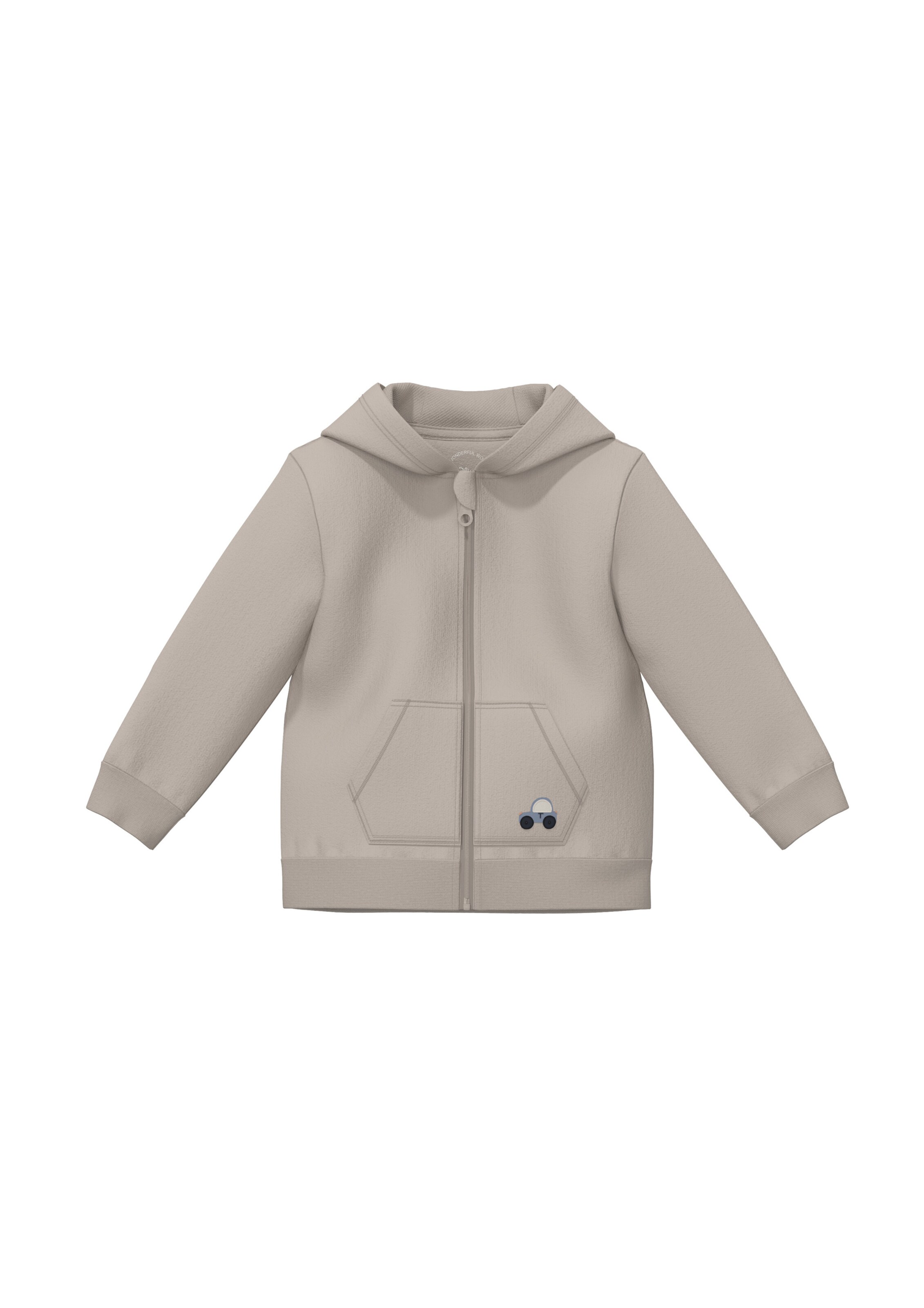 s.Oliver Sweatvest in Grijs: voorkant