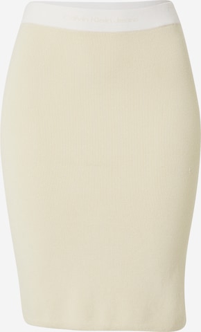 Calvin Klein Jeans Skirt in White: front