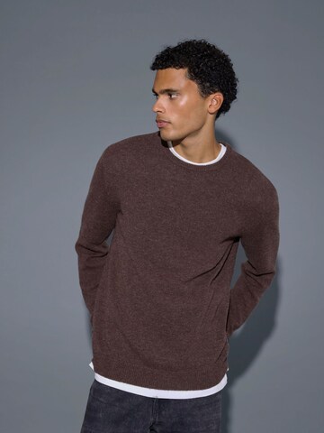 BLEND Strickpullover 'Branko' in Schwarz