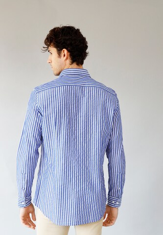 Black Label Shirt Regular fit Overhemd in Blauw