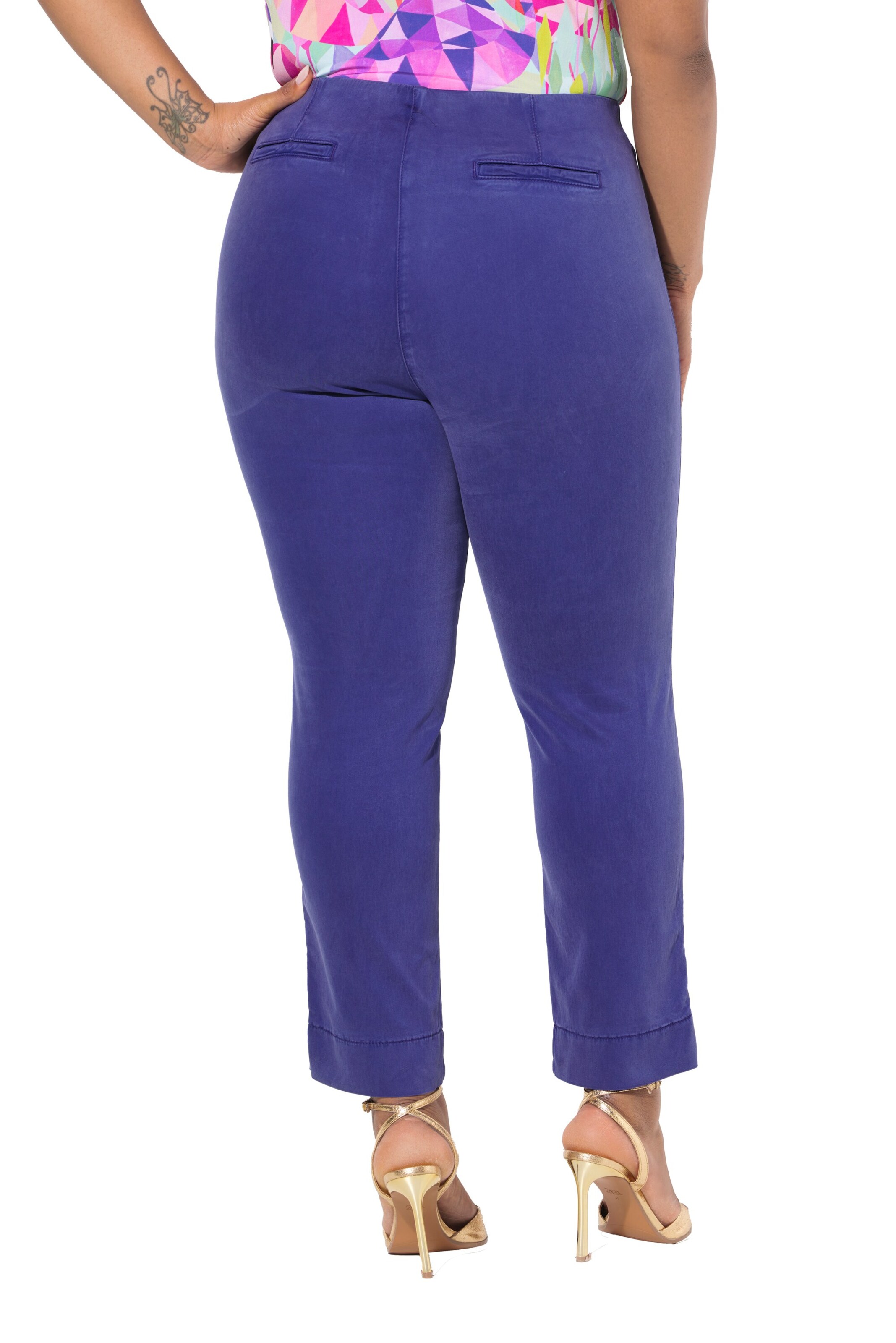 Ulla Popken Slim fit Trousers in Blue