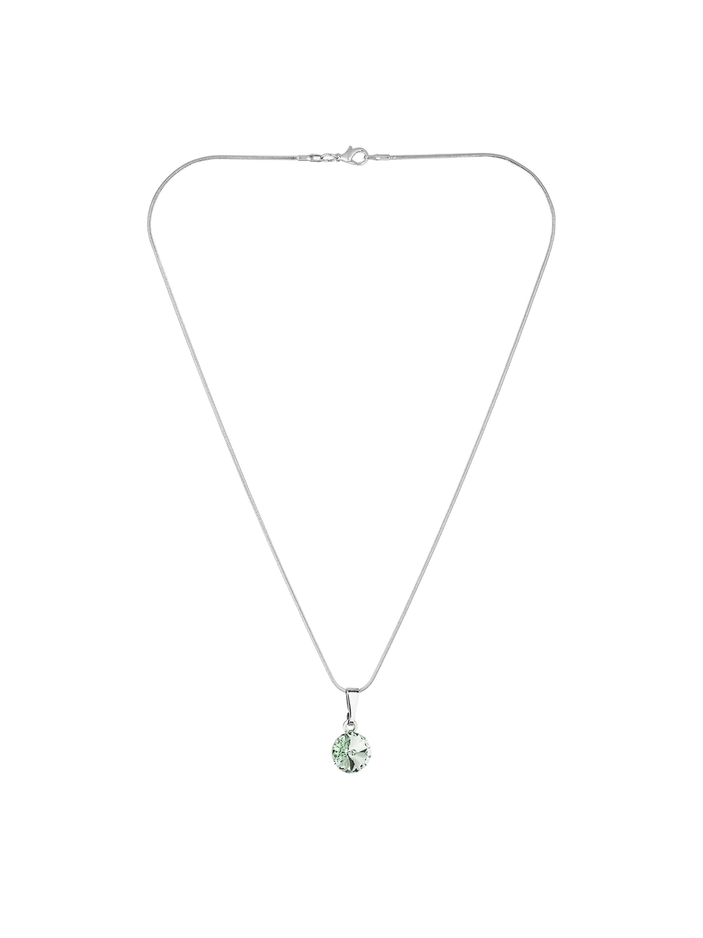 EXCLUSIVE EDITION Řetízek 'Rivoli adorned with Swarovski crystals' – zelená