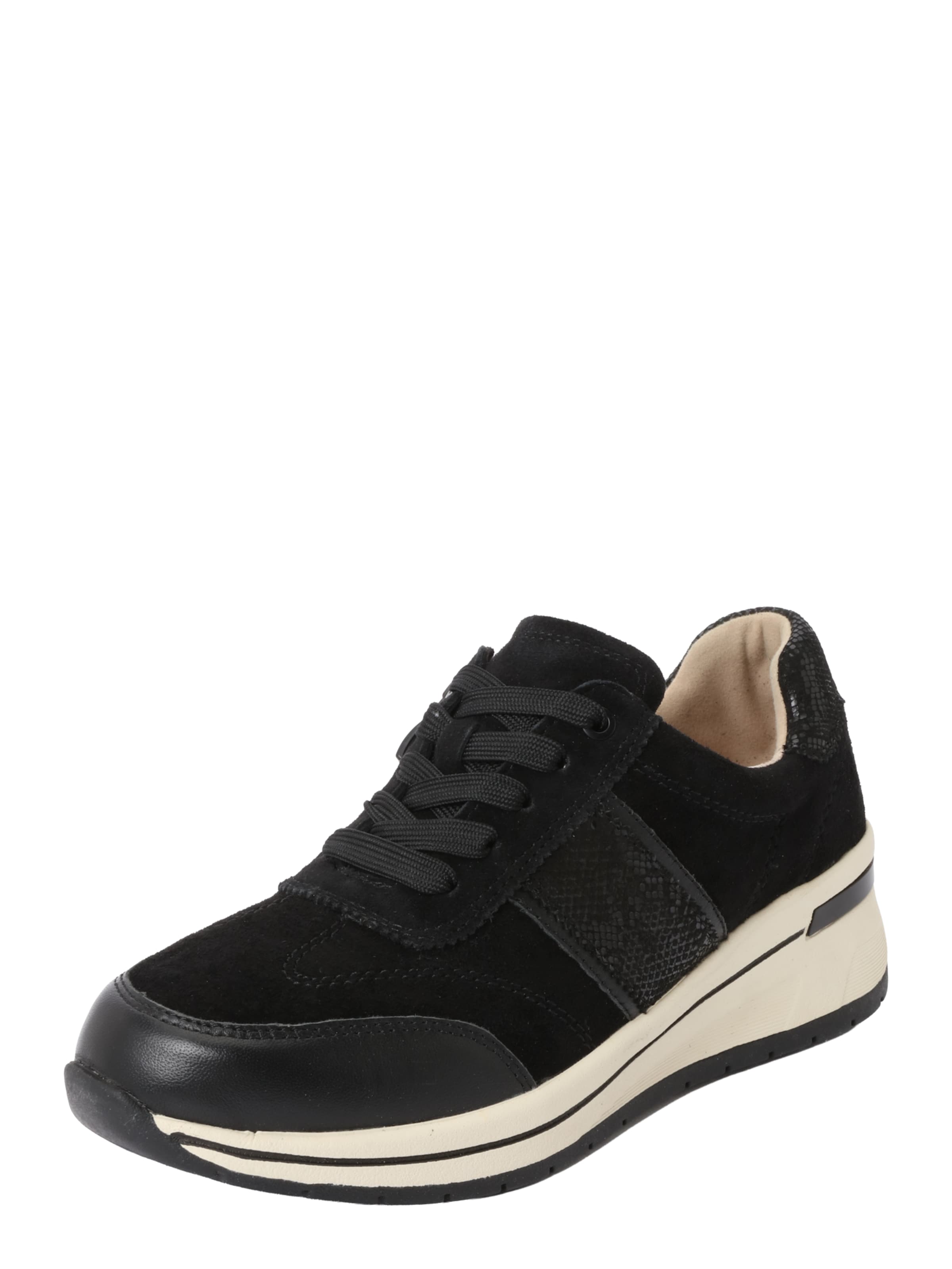 CAPRICE Låg sneaker i svart: framsida