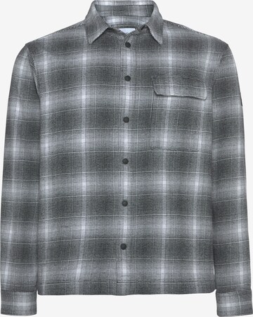 Calvin Klein Big & Tall Regular fit Button Up Shirt in Grey: front