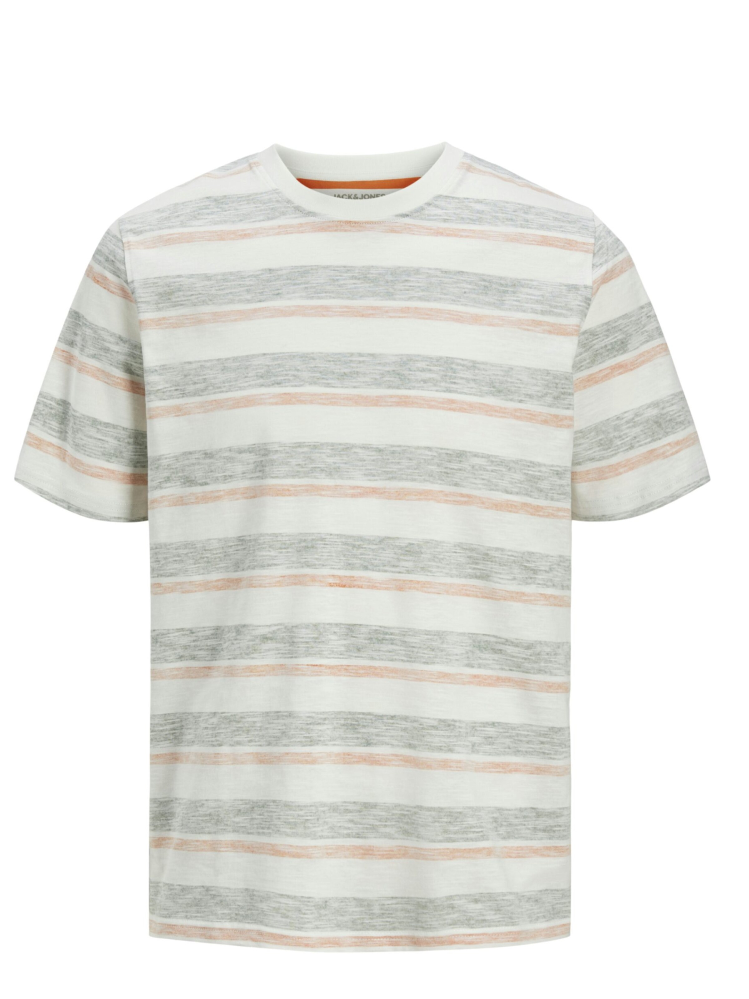 JACK & JONES Shirt 'Jack & Jones - Heren t-shirt' in Wit: voorkant