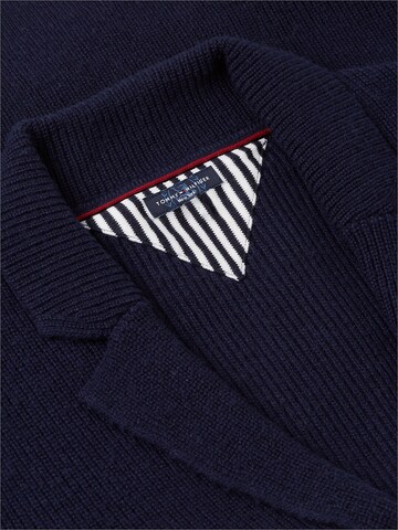 TOMMY HILFIGER Strickjacke in Blau