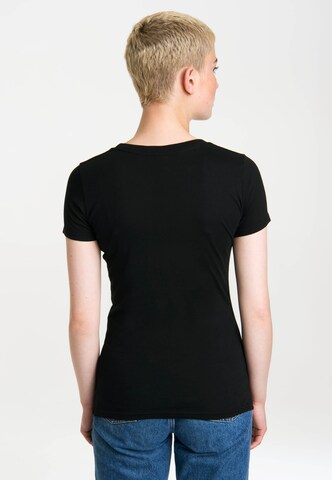 LOGOSHIRT Shirt 'Marvel Comics' in Black