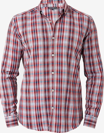 Felix Hardy Regular fit Button Up Shirt in Red: front