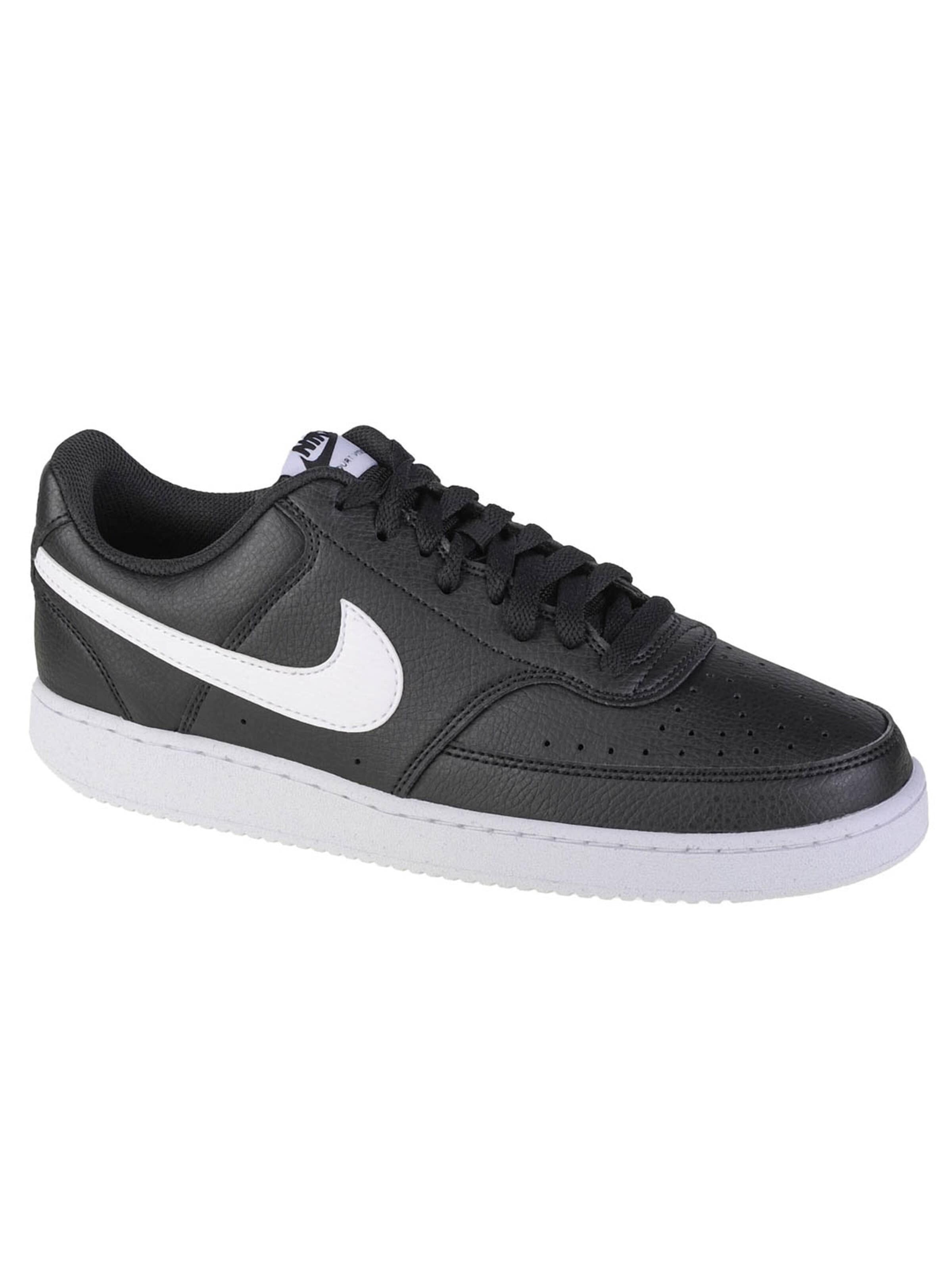 NIKE Platform trainers 'Nike Court Vision Low NN' in Black: front