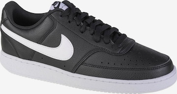 NIKE Platform trainers 'Nike Court Vision Low NN' in Black: front