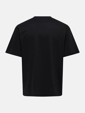 T-Shirt Only & Sons en noir