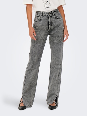 ONLY Loosefit Jeans 'BILLIE' i grå: forside