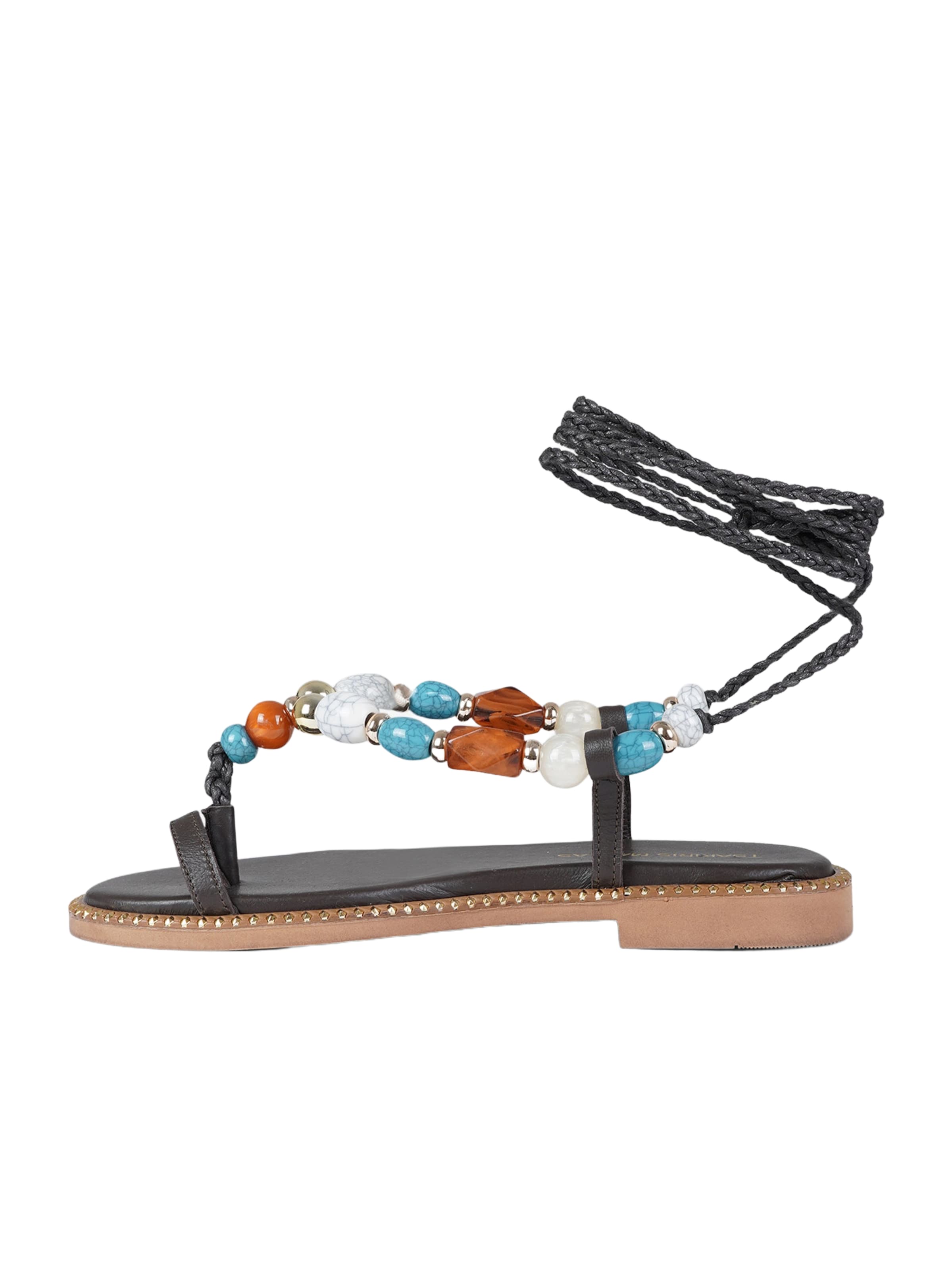 EXE Niedrige Sandalen in Braun: Vorderseite