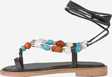EXE Niedrige Sandalen in Braun: Vorderseite