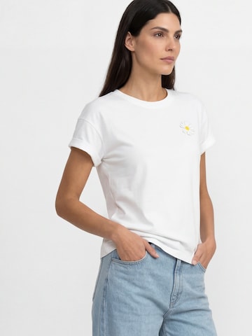 Rich & Royal - Camisa em branco: frente