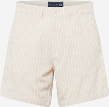 Abercrombie & Fitch Regular Chino in Beige: voorkant