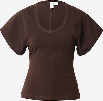 & Other Stories Футболка в Коричневый: спереди