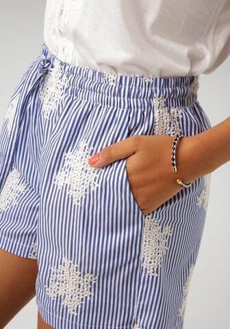 Aniston CASUAL Pajama Pants in Blue