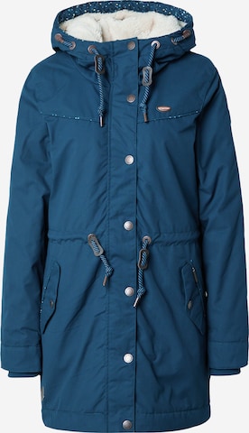 Ragwear Winterparka 'CANNY' in Blauw: voorkant