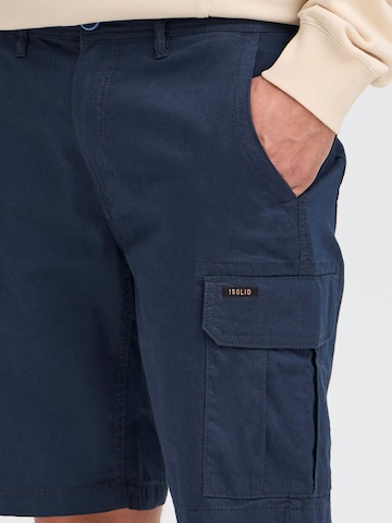 !Solid Regular Cargobroek ' SDKALLANT ' in Blauw