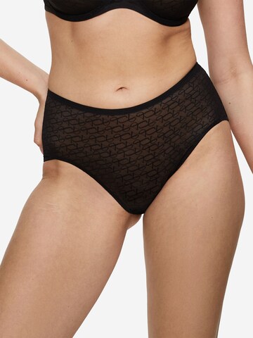 TRIUMPH Maxislip ' Red Label Triumph Signature Sheer ' in Schwarz: Vorderseite