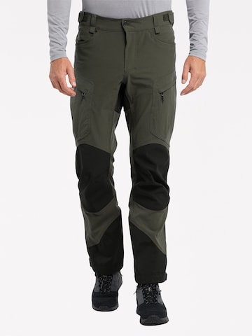 Haglöfs Regular Outdoor Pants 'Rugged Mountain' in Green: front