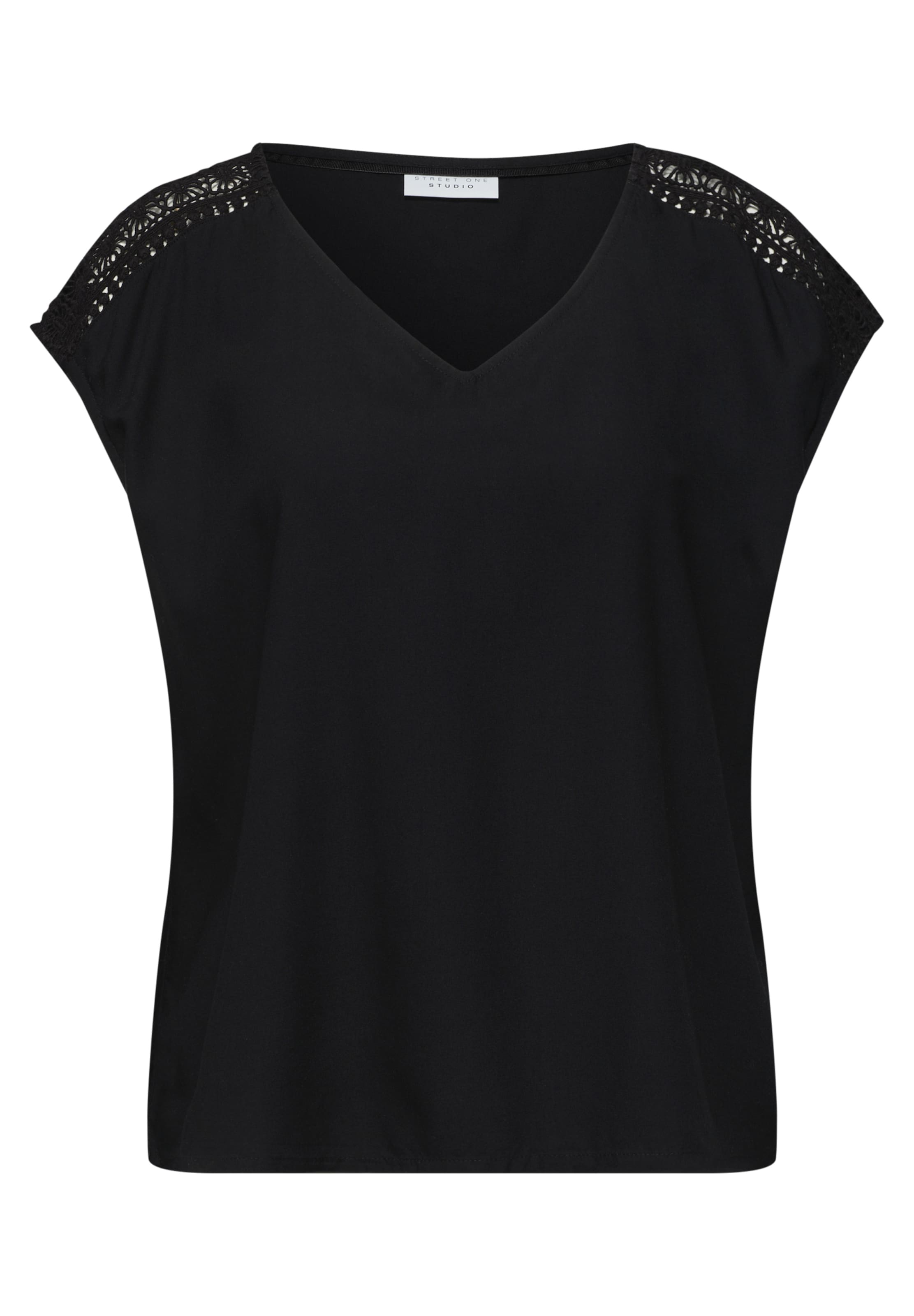 Street One Studio Bluse in Schwarz: Vorderseite