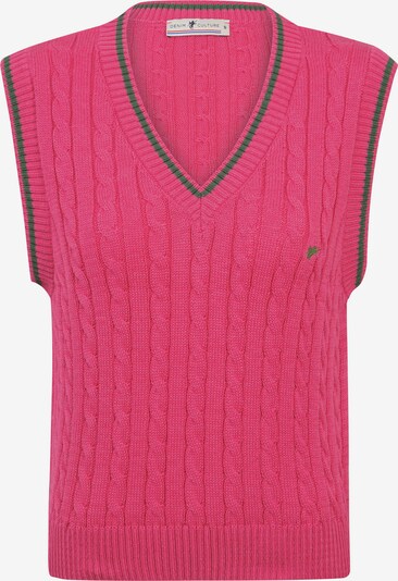 DENIM CULTURE Sweater 'Ludano2' in Green / Light pink, Item view