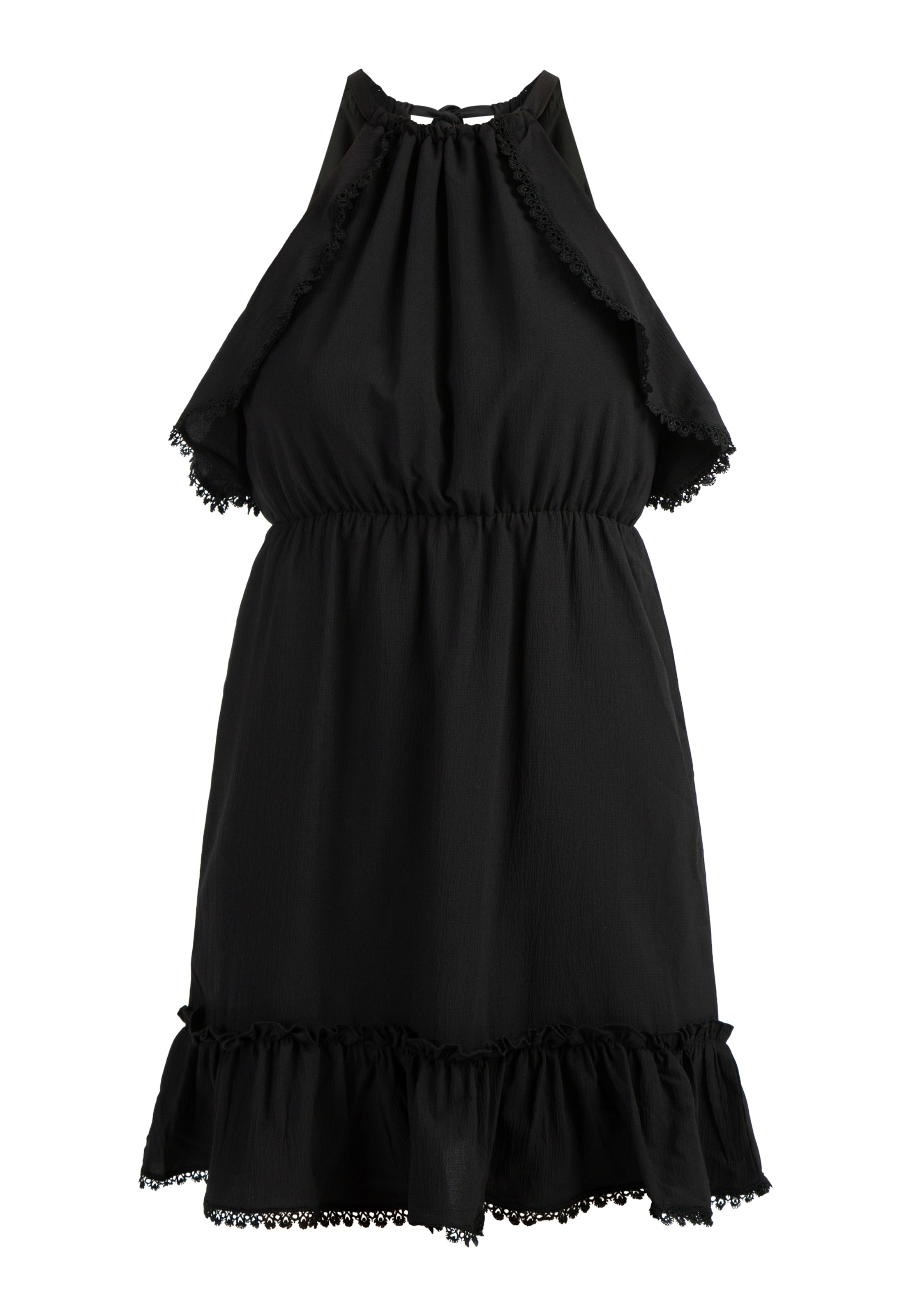 faina Šaty - Čierna: predná strana