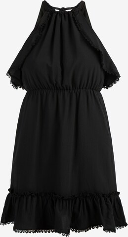 Robe de cocktail faina en noir : devant