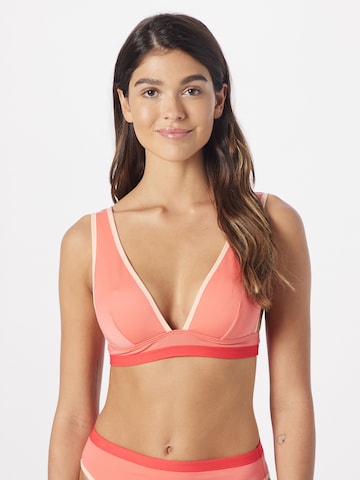 SLOGGI Triangle Bikini top 'Shore Marina Grande' in Orange: front