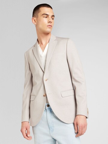 Coupe regular Veste de costume 'George' Matinique en beige : devant