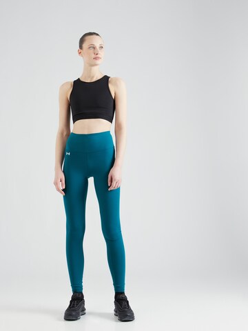 UNDER ARMOUR Skinny Workout Pants 'Motion' in Blue