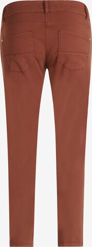 Coupe slim Jean Betty Barclay en marron