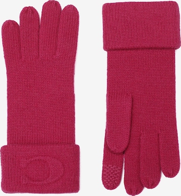 COACH Fingerhandschuhe in Pink: Vorderseite