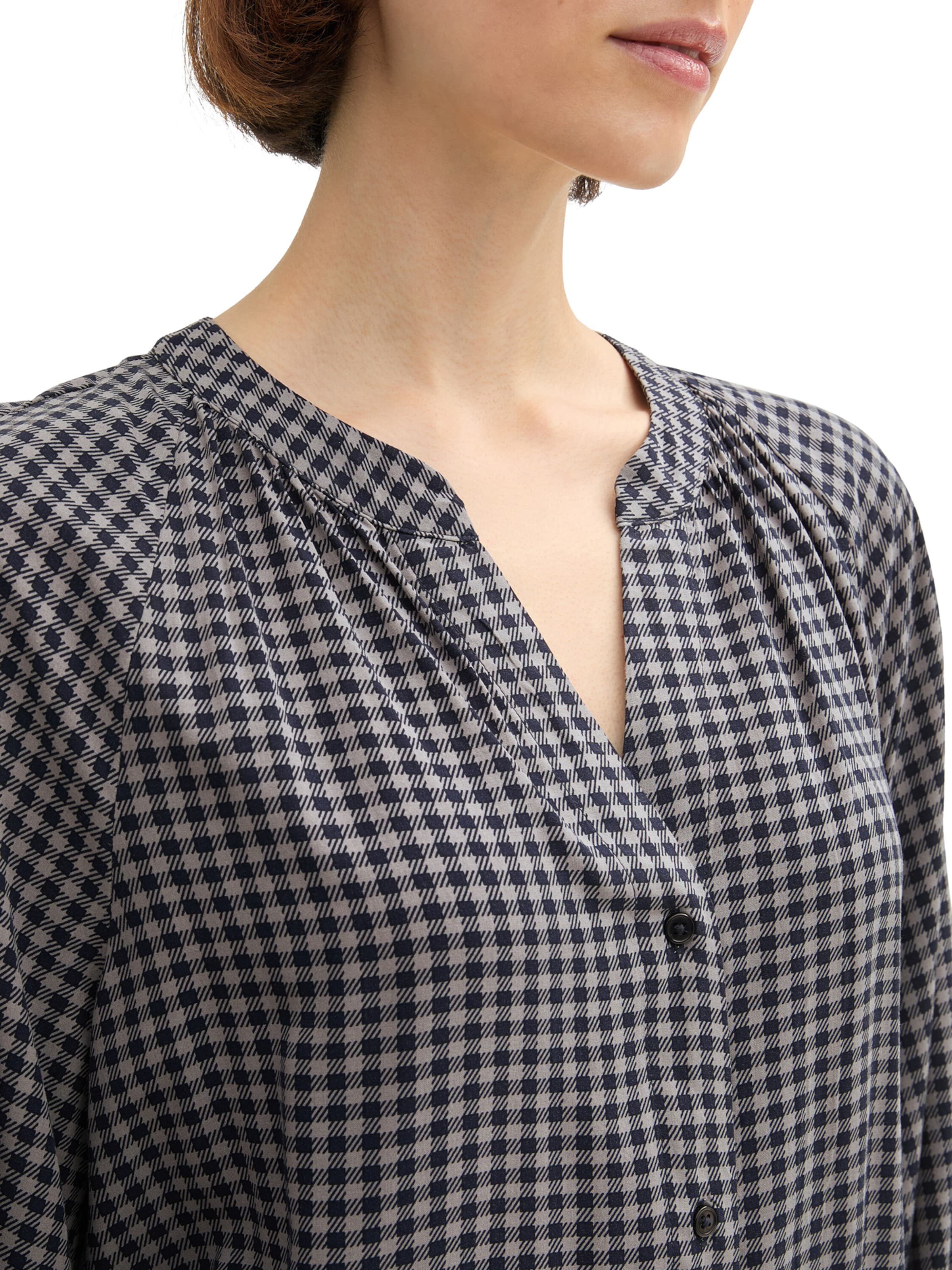 TOM TAILOR Bluse in Blau