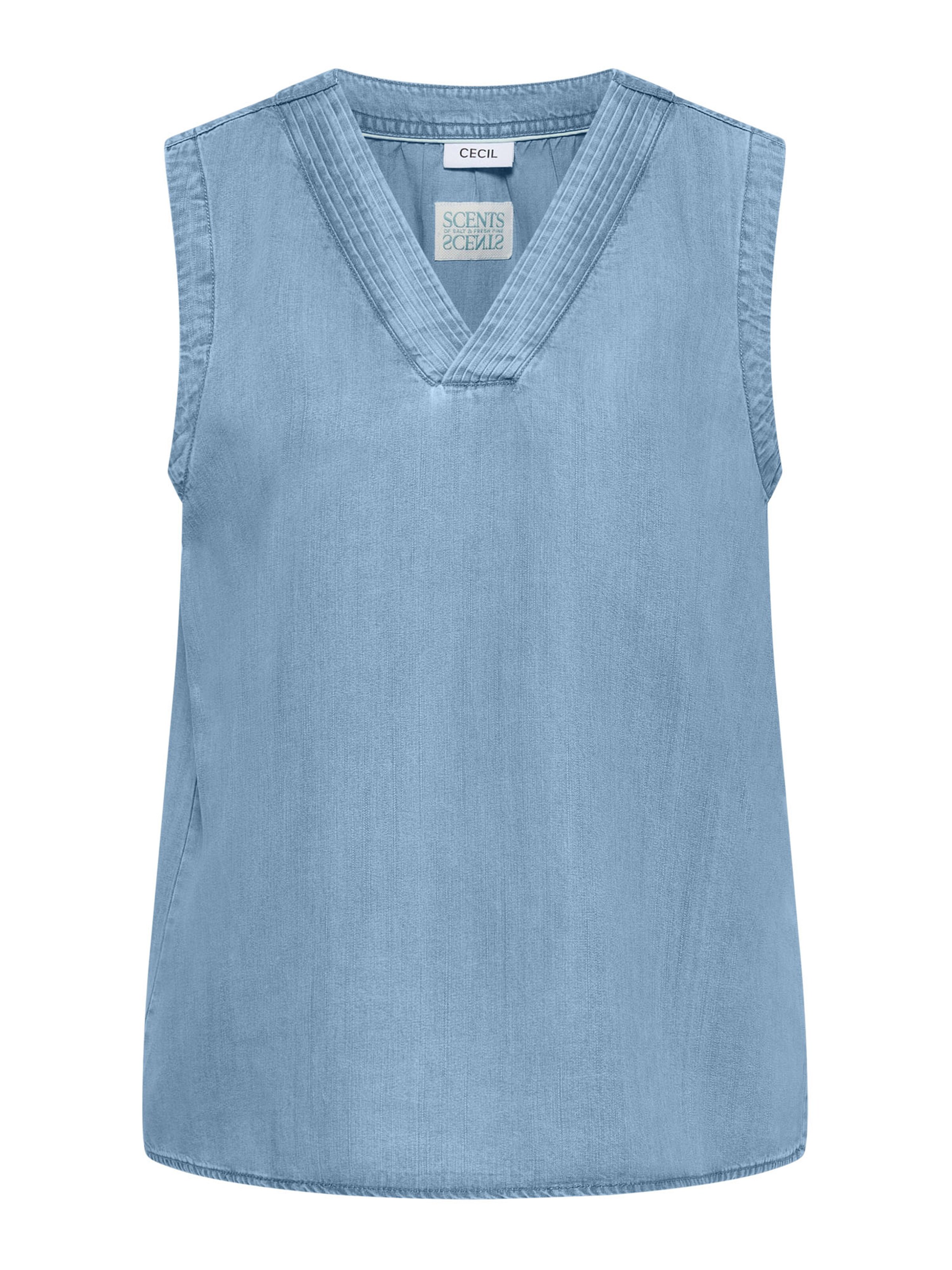 CECIL Blusa en XS en azul claro, Vista del producto