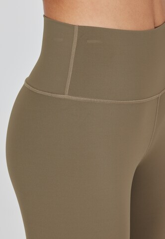 Athlecia Skinny Workout Pants 'Gaby' in Brown