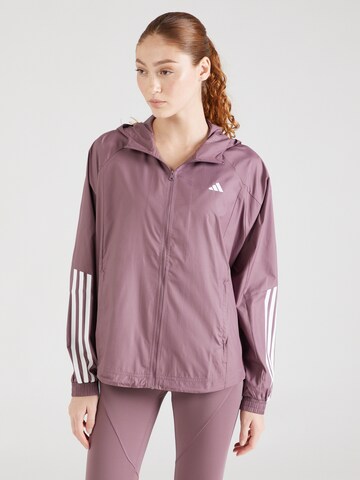 ADIDAS PERFORMANCE Sportovní bunda 'Hyperglam' – fialová: přední strana