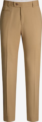 STRELLSON Regular Trousers with creases in Yellow: front