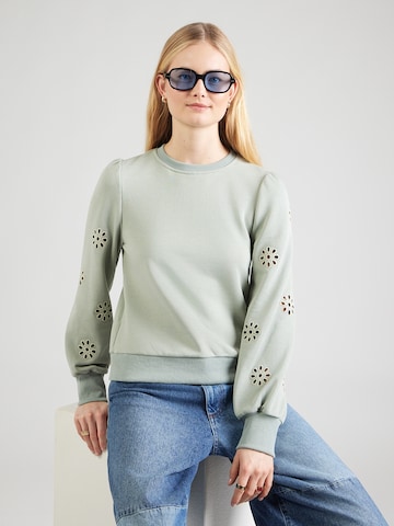 zaļš ABOUT YOU Sportisks džemperis 'Svea': no priekšpuses
