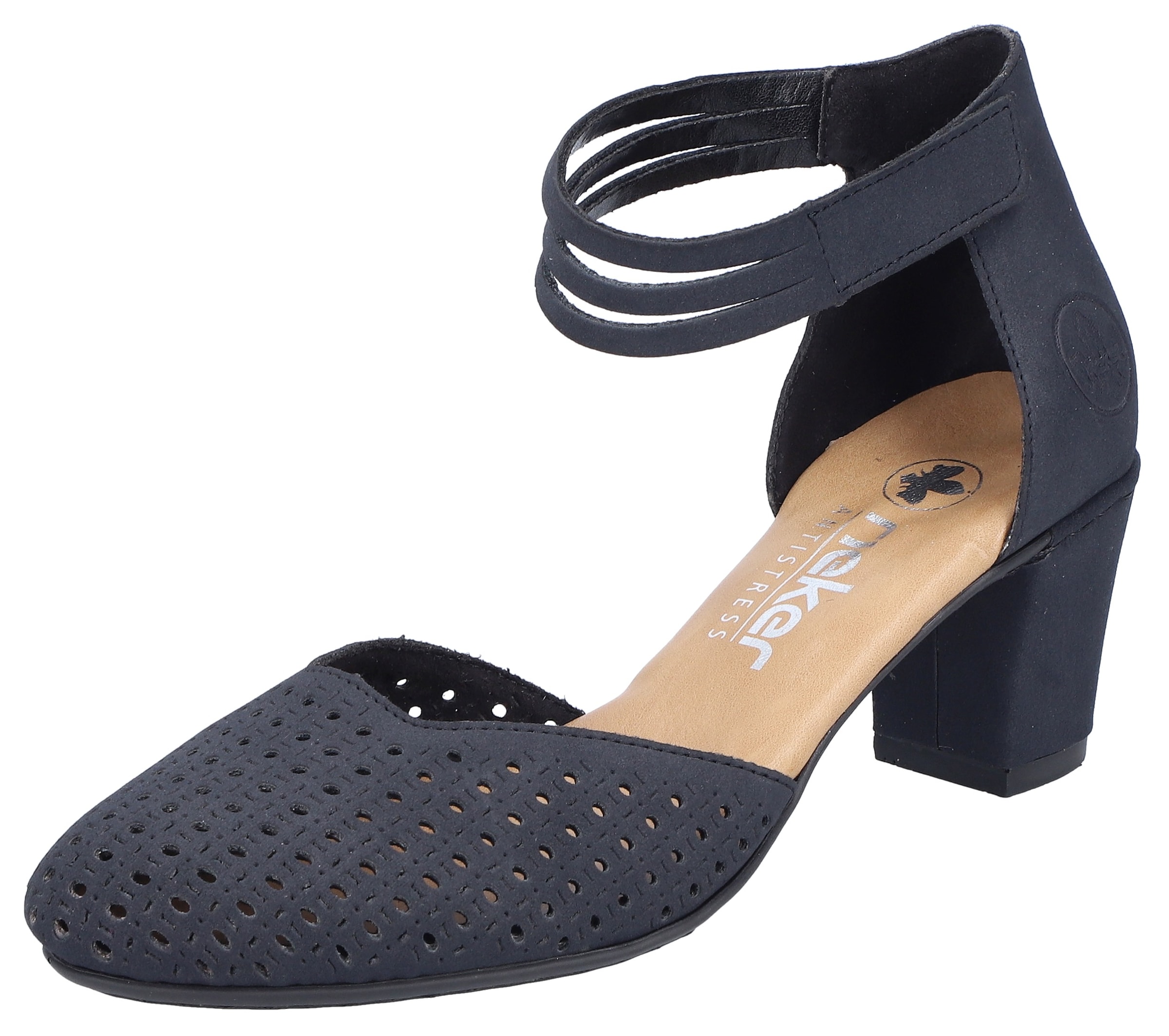 Rieker Pumps in Blue: front