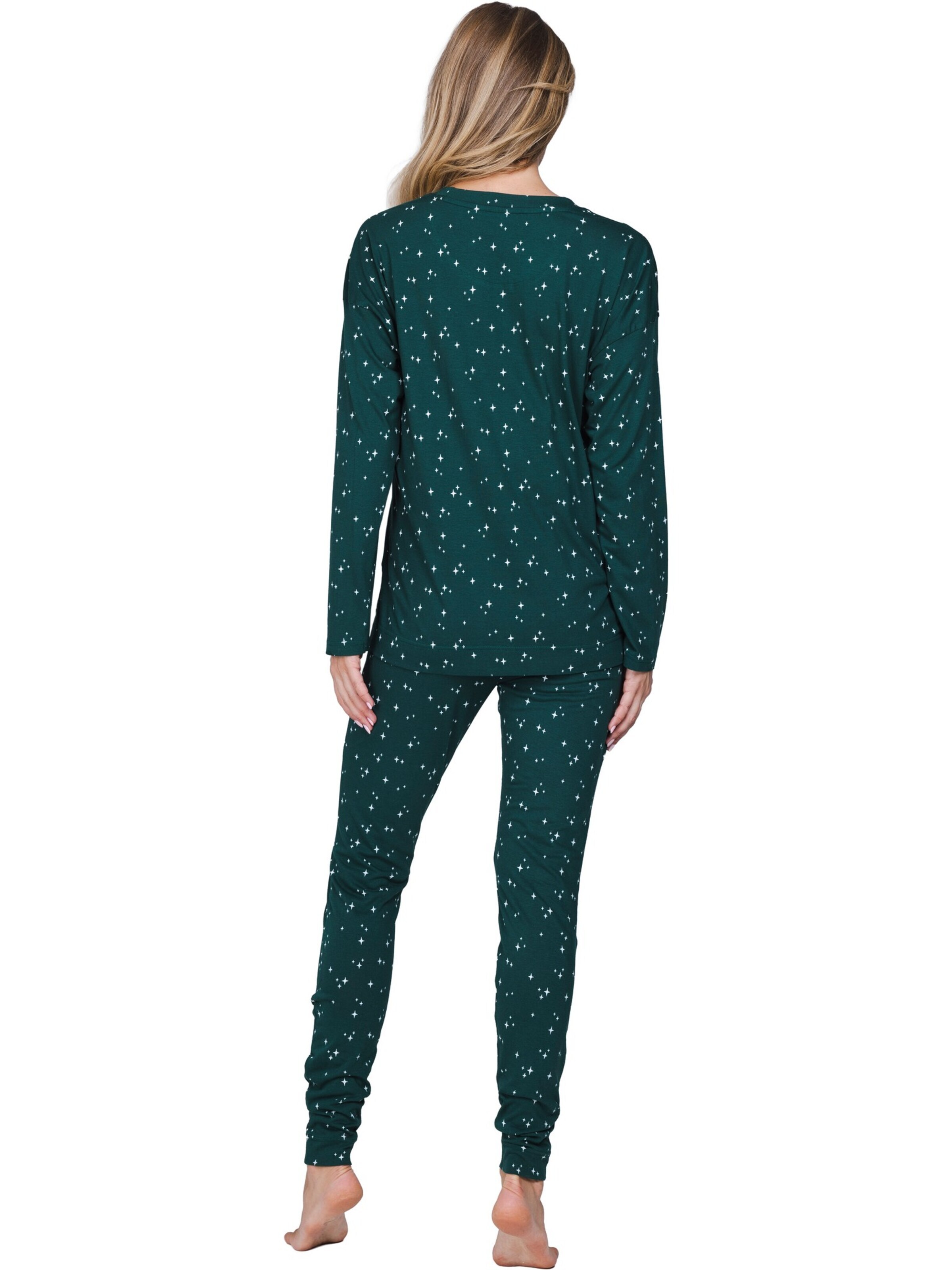 Rebelle Pajama 'Cozy' in Green