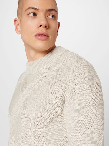 STRELLSON Pullover 'Adrian' in Beige