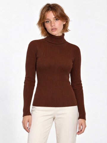 RYVAN Svetr 'Pullover' – hnědá