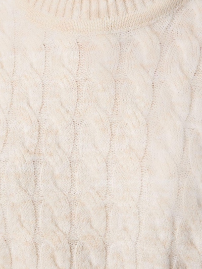 Pullover Happiness İstanbul di colore crema, Visualizzazione prodotti