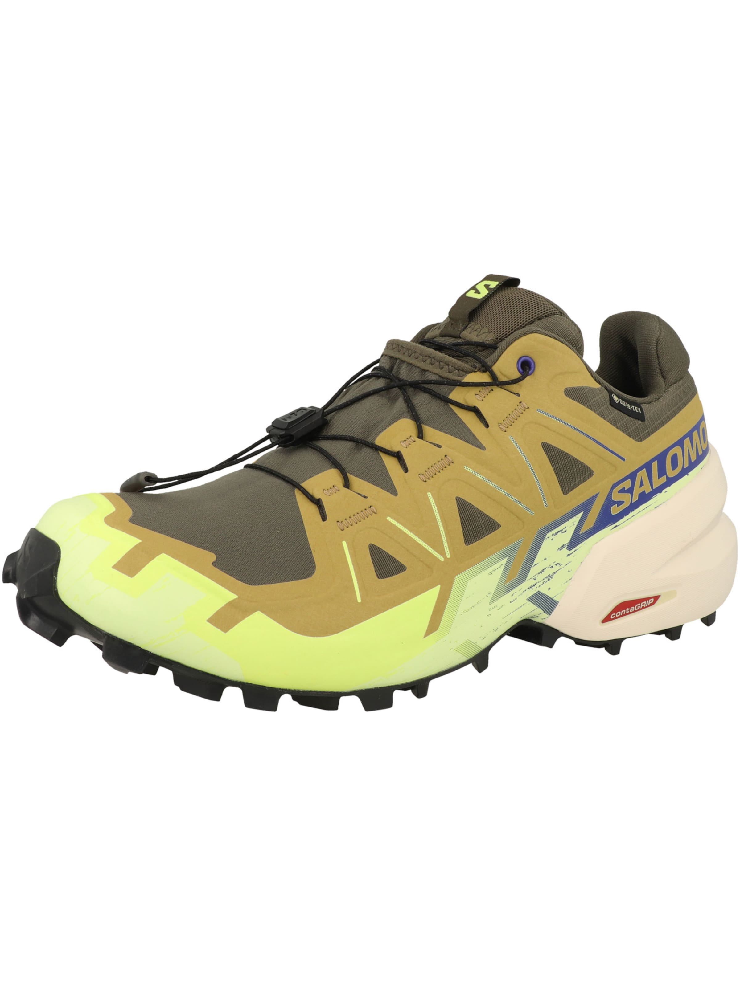 SALOMON Laufschuh 'Speedcross 6' in Grün: Vorderseite