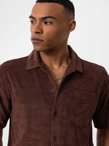 Antioch Regular fit Button Up Shirt in Brown